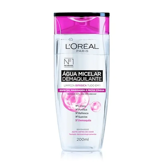 Água Micelar Bifásica L'Oréal 200ml